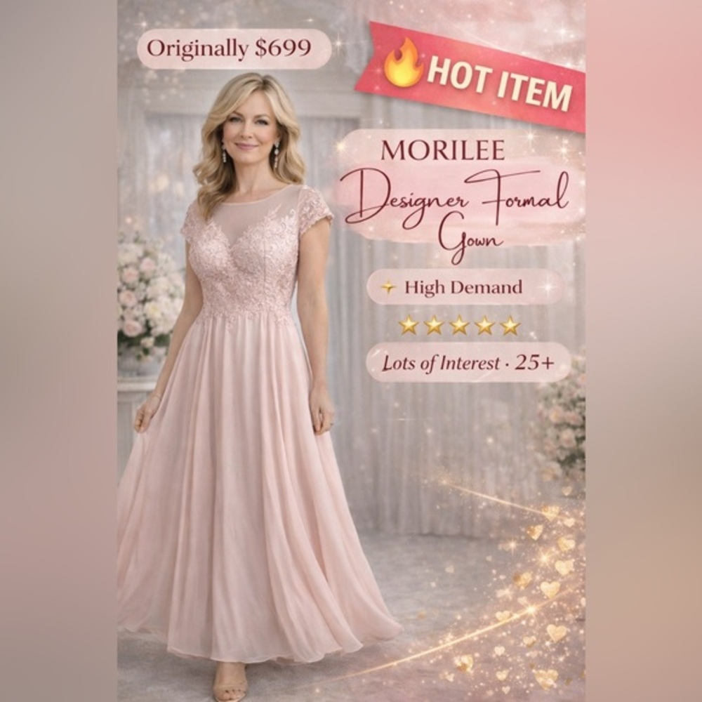 Originally $699 Morilee gown 💕 Size 18
Worn once – absolutely beautiful on!